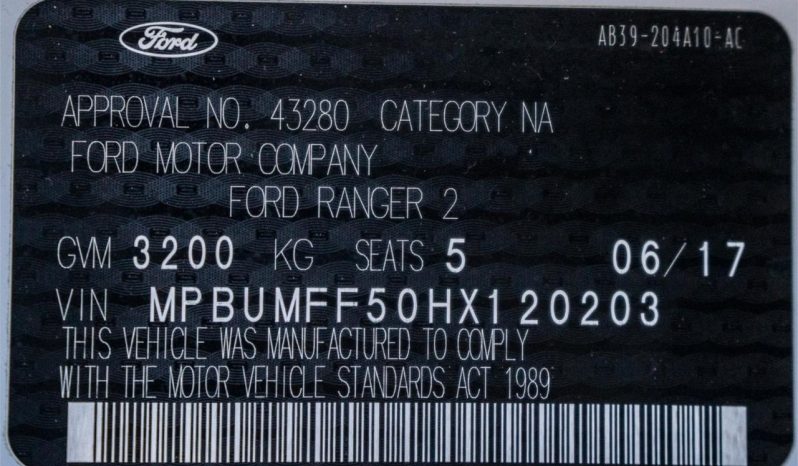 
								2017 Ford Ranger XLS 3.2L 4×4 Double Cab full									