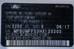 
										2017 Ford Ranger PX MkII XLS 3.2L 4×4 Double Cab full									