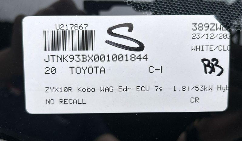 
								2020 Toyota C-HR Koba Hybrid 1.8L Auto full									